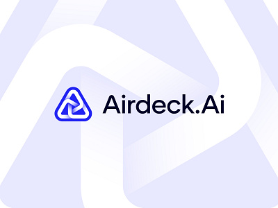 Airdeck Ai 99designs ai airdeck app audio video narration brand guideline brand identity designer branding design document sharing gradient graphic design icon logo logo designer mark modern play symbol tech