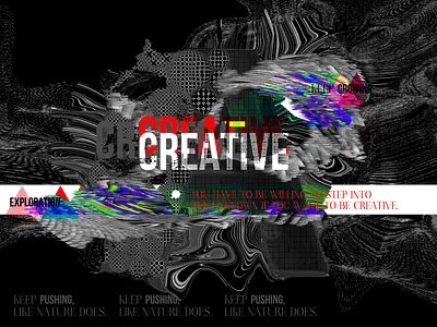 Creative poster color design graphic inspiration shape visual