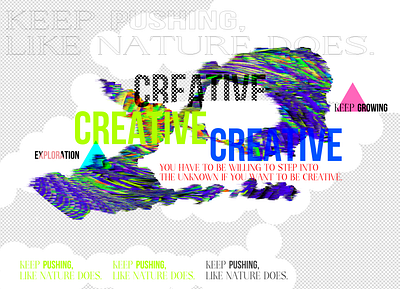 Creative poster color design graphic inspiration shape visual
