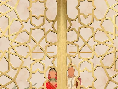 Wedding Card Design animation card card design cards inviation invit invitation invitation card motion graphics viral wedding card wedding card desiign wedding invite