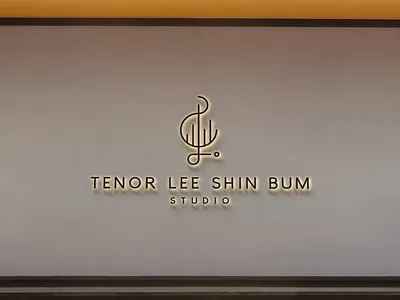 LEE SHIN BUM / MUSIC VOCAL LOGO branding logo studio vocal