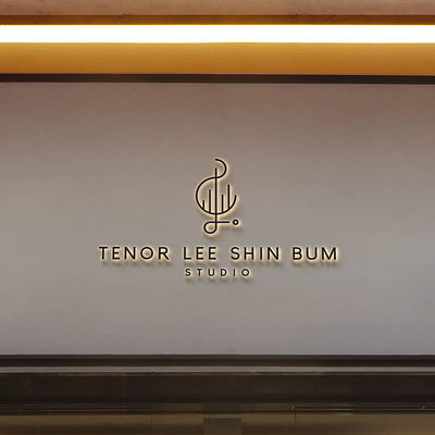 LEE SHIN BUM / MUSIC VOCAL LOGO branding logo studio vocal