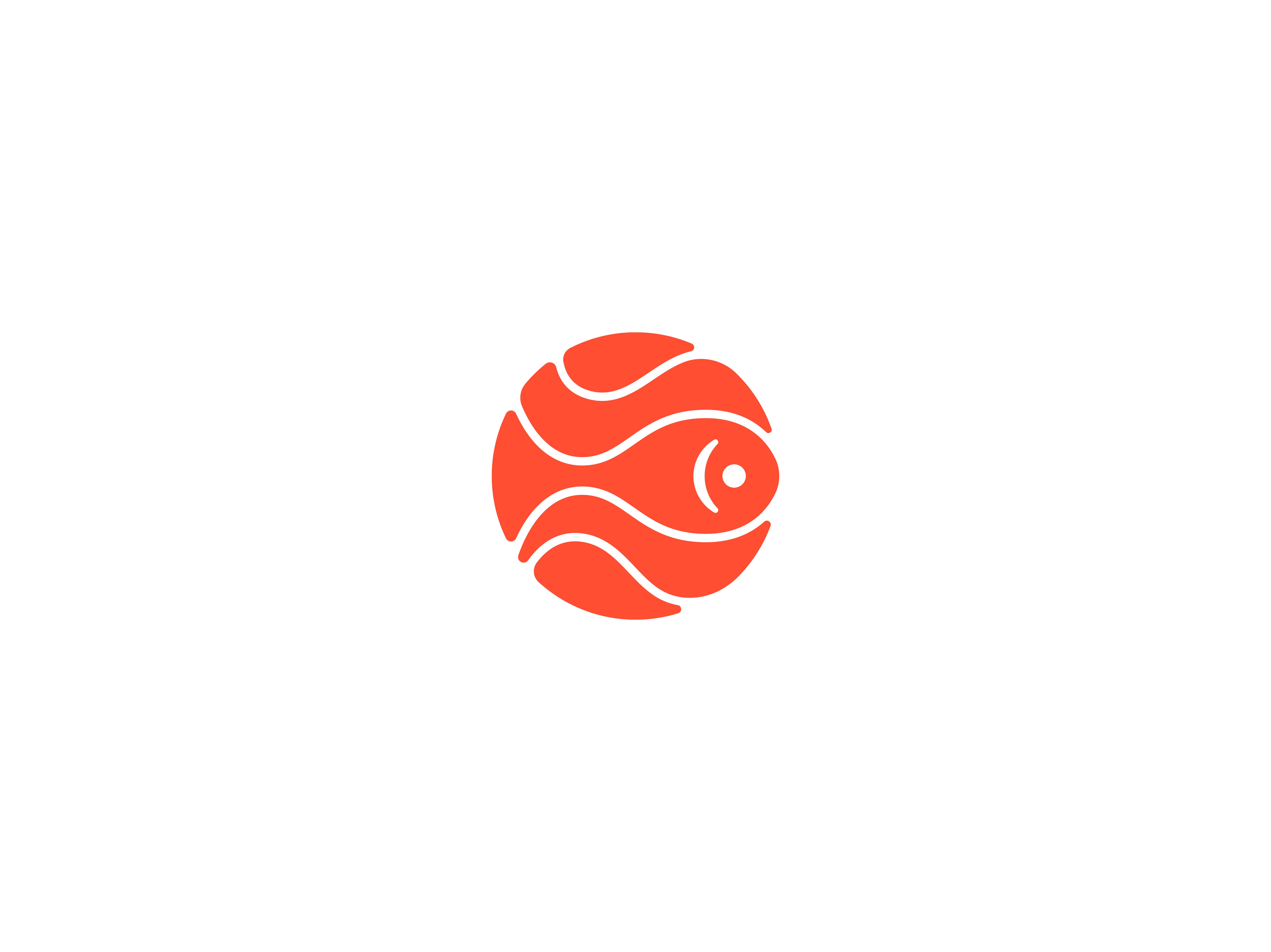 Fish brand branding design elegant fish food graphic design illustration logo logo design logo designer logotype mark minimalism minimalistic modern salmon sea sign