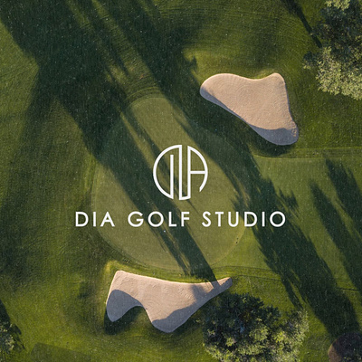 DIA GOLF STUDIO LOGO golf logo sport studio