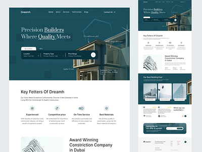 Real Estate Website Landing Page Design colorful website ecommerce figma framer website graphic design landing page landing page design product real estate real estate agent real estate design realtor typography ui ux web design web ui webpage website website design