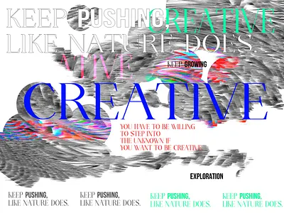 Creative poster color design graphic inspiration shape visual