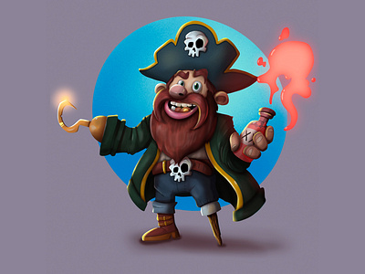 Captain Pook animation character character design illustration