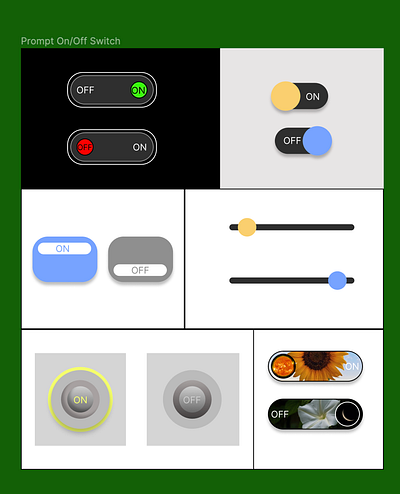 Daily UI 15 Prompt: On/Off Switch creative design interface design mobile design ui design user experience ux design web design