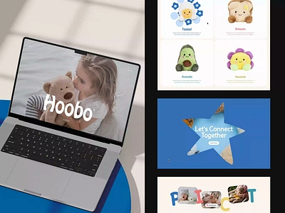 Hoobo - eCommerce Website animation baby blue case study color color full doll e commerce ecommerce landing page landingpage motion motion graphics prototype shop shopify template ui web website