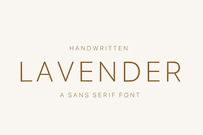 Lavender- modern sans serif font handwritten font modern sans serif font sans serif display sans serif fonts sans serif typeface
