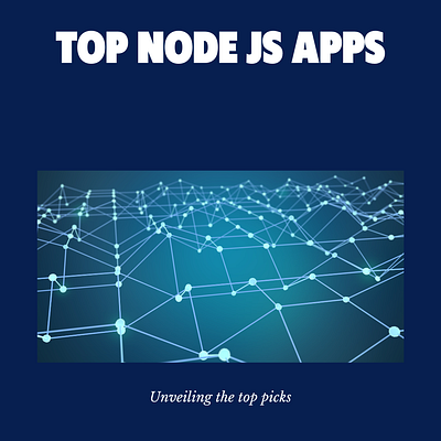 Famous Node JS Apps of 2024 blockchain custom software development illustration mobile app development shopify development uiux design