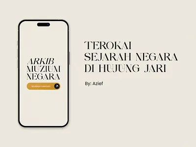 What if Muzium Negara Malaysia had an app?? app design mobile museum ux