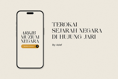 What if Muzium Negara Malaysia had an app?? app design mobile museum ux