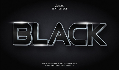 Text Effect Black black black friday motion graphics motion picture promotion sale silver space