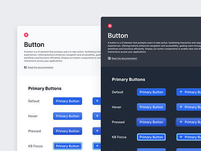 Stello Design System - Button Component app design button button component button design components crm dashboard design system product design saas secondary button states ui ui design ui kit ui library ux variations visual design web design