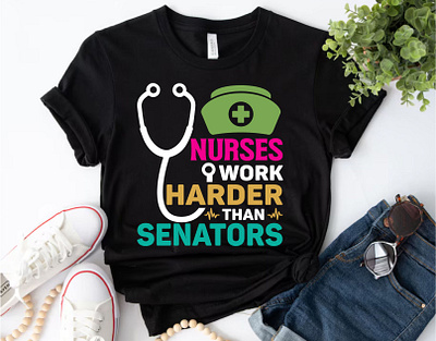 Nurse T-shirt Design bulk t shirt design clothes clothing custom t shirt eps graphic design hoodie desing illustration mug design nurse nurse day t shirt nurse t shirt design nurses tee nursing print on demand senators t shirt design trendy t shirt design typography