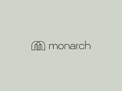Monarch — Logo design arch architecture branding graphic design inspiration letter m logo logo design modern monarch traditional