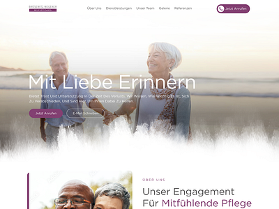 German based Family funeral Homepage funeral germany webdesigns