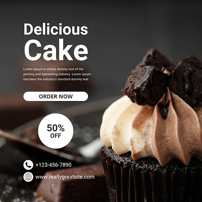 #cake branding graphic design