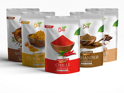 Chilli and Turmeric powder are spices pouch design chilli packing packaging pouch desgin pouch packing product desgin product pak turmeric packing