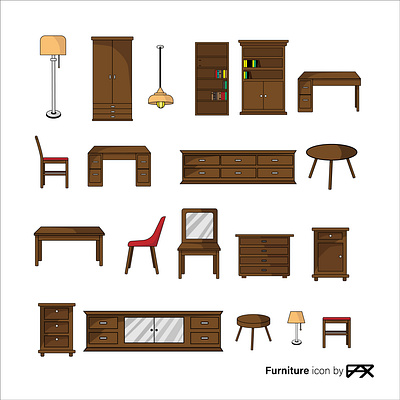 furniture icon design graphic design icon illustration