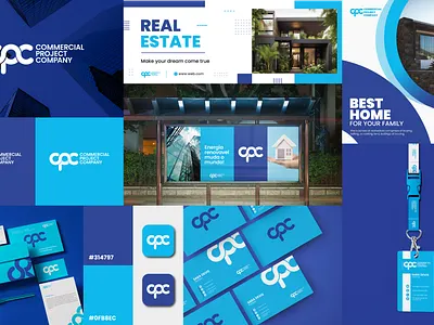 Commercial Project Company logo and Branding design.