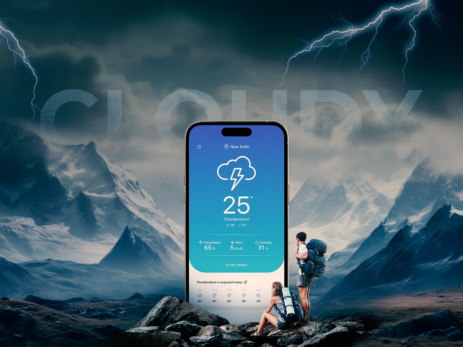 Minimalist Weather App Interface 3d animation appdesign branding dailyui designinspiration graphic design inspiration logo meteorology minimal motion graphics photoshop ui uidesign userinterface ux weather app weatherforecast web