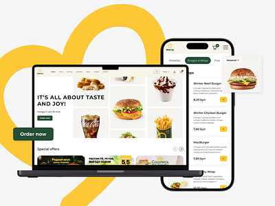 McDonald's Website Concept design concept fastfood food food website mcdonalds mcdonalds website product design redesign responsive responsive design ui user interface ux web design webdesign website
