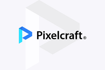 Pixelcraft Logo Design app logo branding creative letter logo logo logo design minimal modern logo p logo tech unique logo