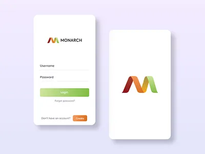 Monarch Logo Design app logo branding creative logo logo design m logo minimal modern logo unique logo
