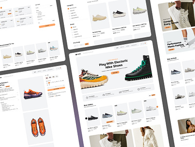 Minimalistic Shoes Shop (for Climaxthemes ) branding design ecommerce graphic design shop ui ux web design