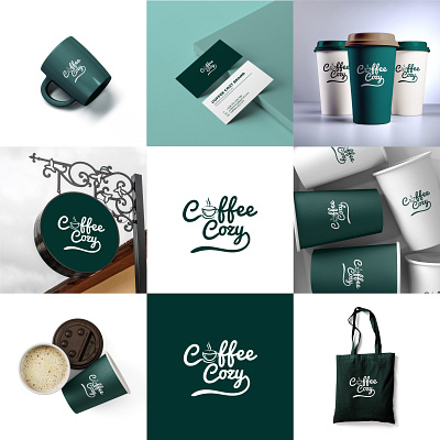 Unique Coffee Shop Brand Design adobe branding graphic design logo