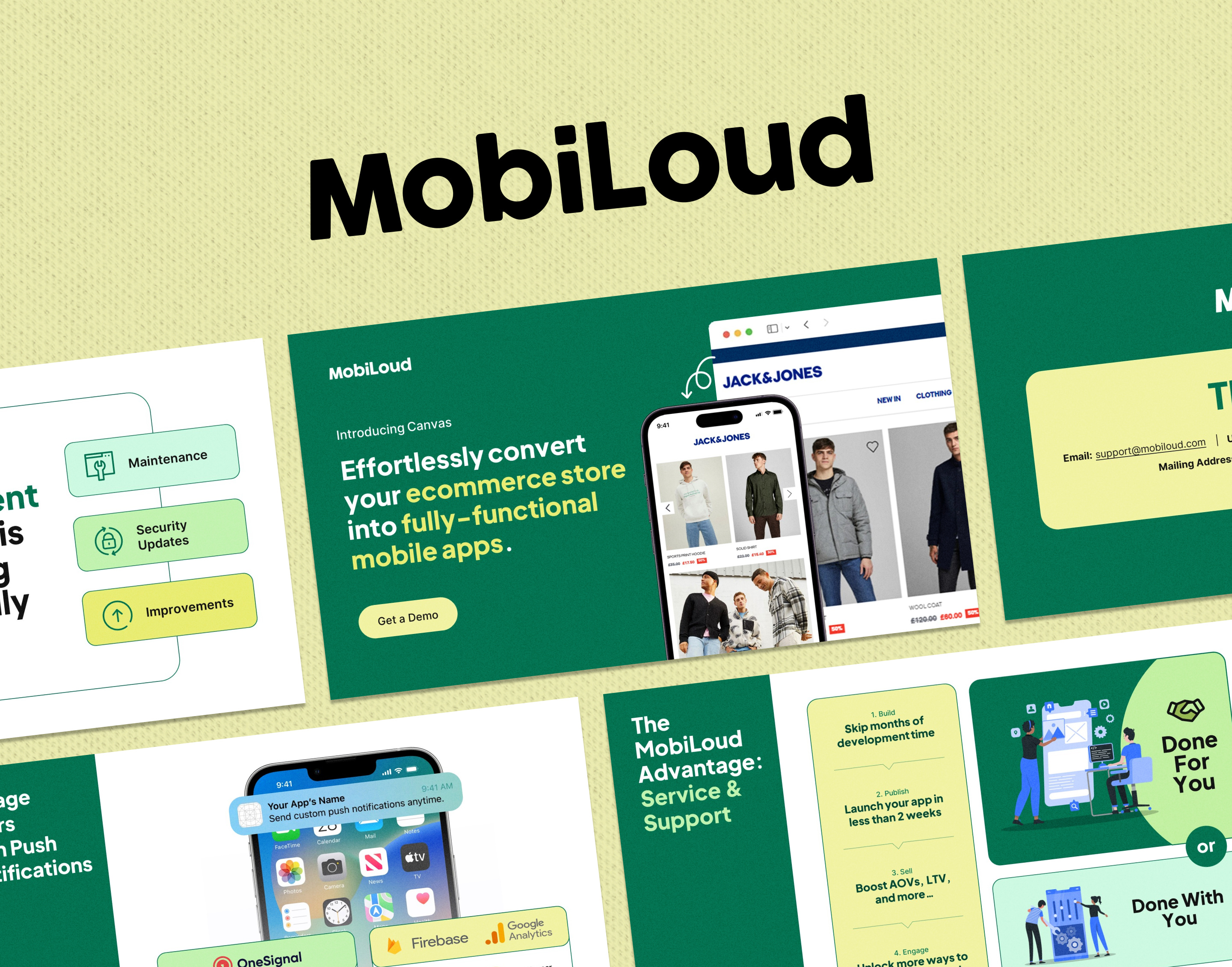 MobiLoud Sales Deck Design branding capability deck graphic design marketing powerpoint presentation sales deck sales presentation