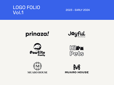 LOGO FOLIO Vol.1 creative folio food graphic design homestay house logo petshop printing
