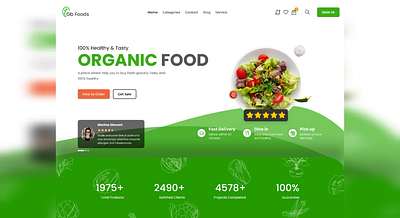 Food Website Design figma food ui ux web website website design