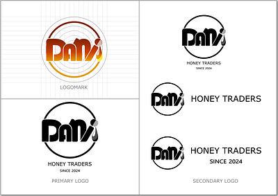 LOGO FOR DANI HONEY TRADERS design logo logomark primary logo secondary logo