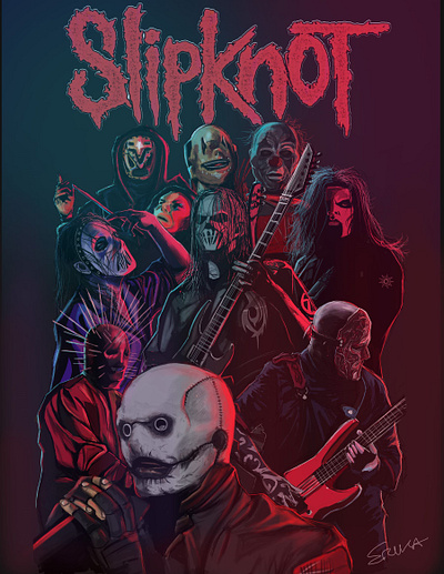 slipknot fan art art artist design fanart illustration metalmusic slipknot