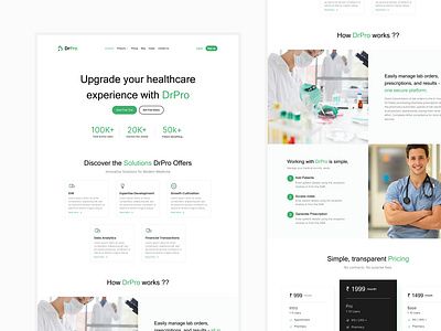 DrPro: Streamlined Healthcare & Patient Management App clinic management software doctor workflow solution doctors app healthcare app ui healthcare management app medical app design medical dashboard design medical practice management patient management system uiux for healthcare
