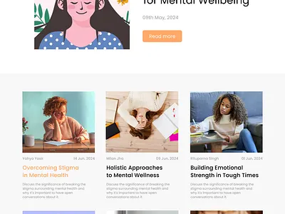 Bodh Blog Page blog blog page cool design figma ui ui design ux