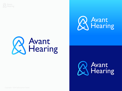 Avant Hearing Logo Design aid avant brand logo branding business logo business logo design company logo graphic design hearing logo logo logo design logo design company logo designer logotype tech logo visual identity wordmark