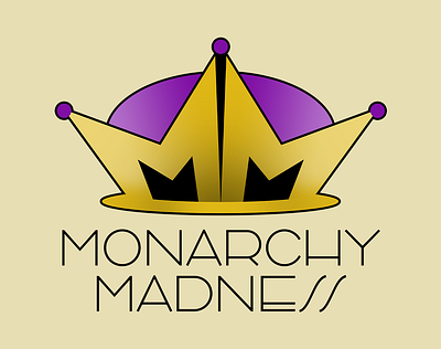 Monarchy Madness branding graphic design logo
