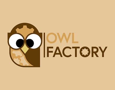 Owl Factory branding graphic design logo