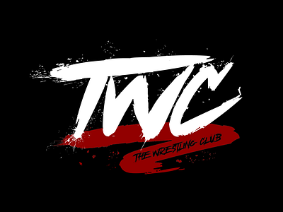 The Wrestling Club branding graphic design logo