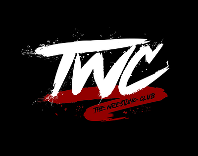 The Wrestling Club branding graphic design logo