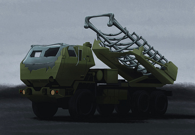 Inoperable 2 antiwar artillery digital painting editorial illustration ukraine war