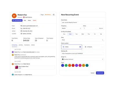 SaaS User Profile bento dashboard developer tools flat grid material ui minimal mui saas shad shadcn table tailwind vertical saas