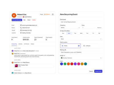 SaaS User Profile bento dashboard developer tools flat grid material ui minimal mui saas shad shadcn table tailwind vertical saas