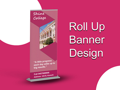 Roll Up Banner Designs adobe illustrator adobe photoshop banner ad banner design graphic design mockup roll up banner roll up banner designs