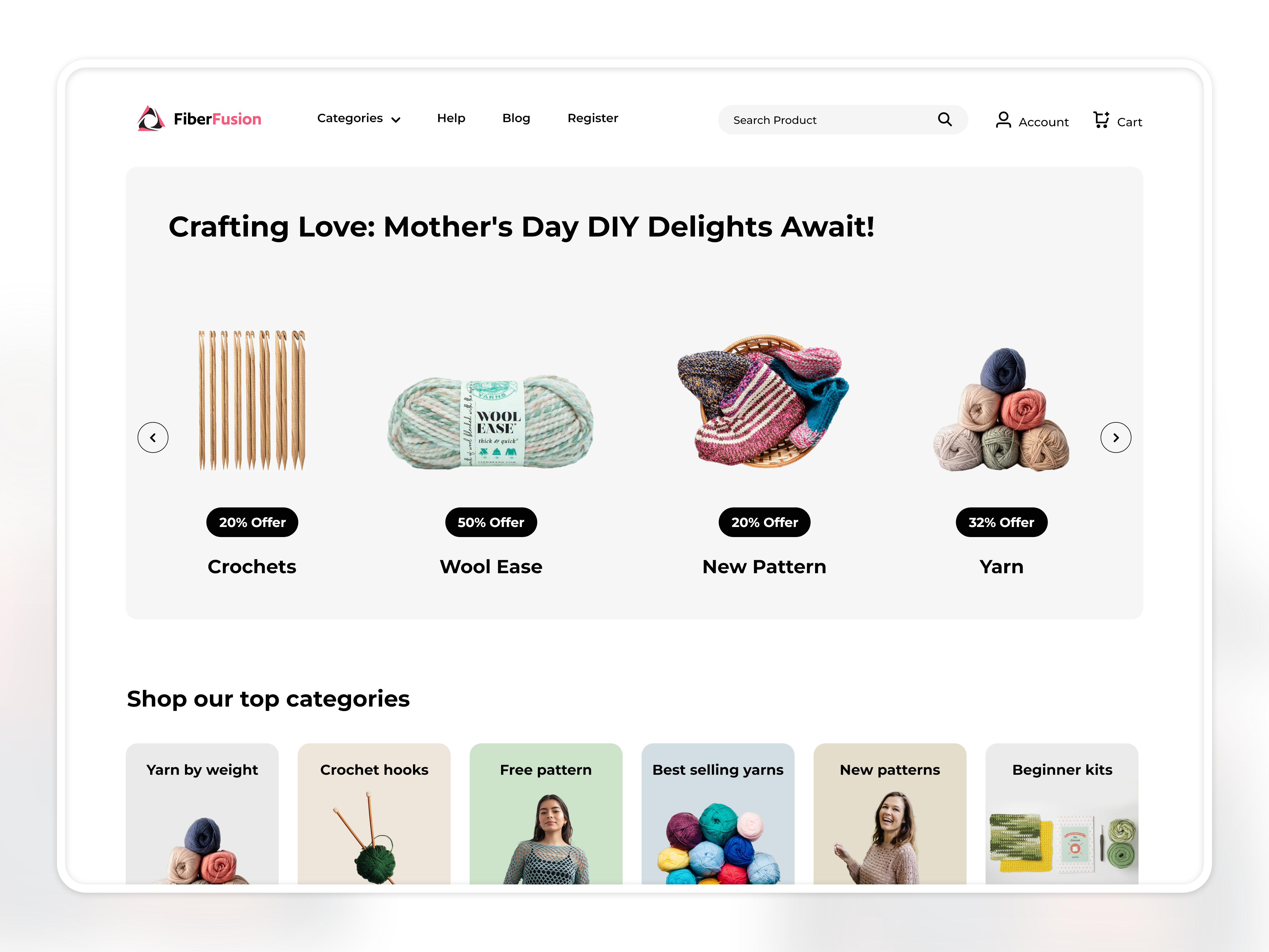 FiberFusion - E commerce platform branding ecommerce productdesign ui ux webapplication