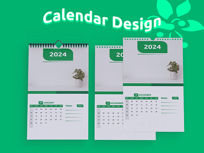 Calendar Designs adobe illustrator adobe photoshop calendar designs graphic design mockup